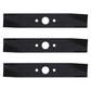 Lawn Mower Blades Pack of Three (3) Fits Poulan 532025321 Fits Husqvarna 704523