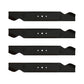 (4) Lawn Mower 21-3/16" x 13/32" Blades fits Multiple MTD Models 742-0499A