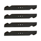 Qty 4: Blade - 21-3/16" x 13/32" Fits Murray Replaces 742-0499