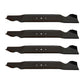 (4) Lawn Mower 21-3/16" x 13/32" Blades fits Multiple MTD Models 742-0499A