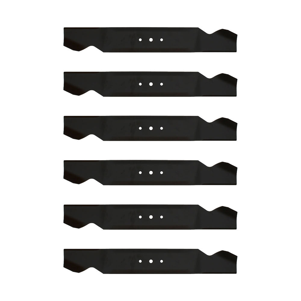 Qty 6: Blade - 21-3/16" x 13/32"

 Fits Troy Bilt Replaces 742-0499