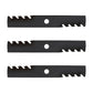 3 Pack HD Blades 16-1/4" for 48" Fits Exmark 103-6401 103-6401-S