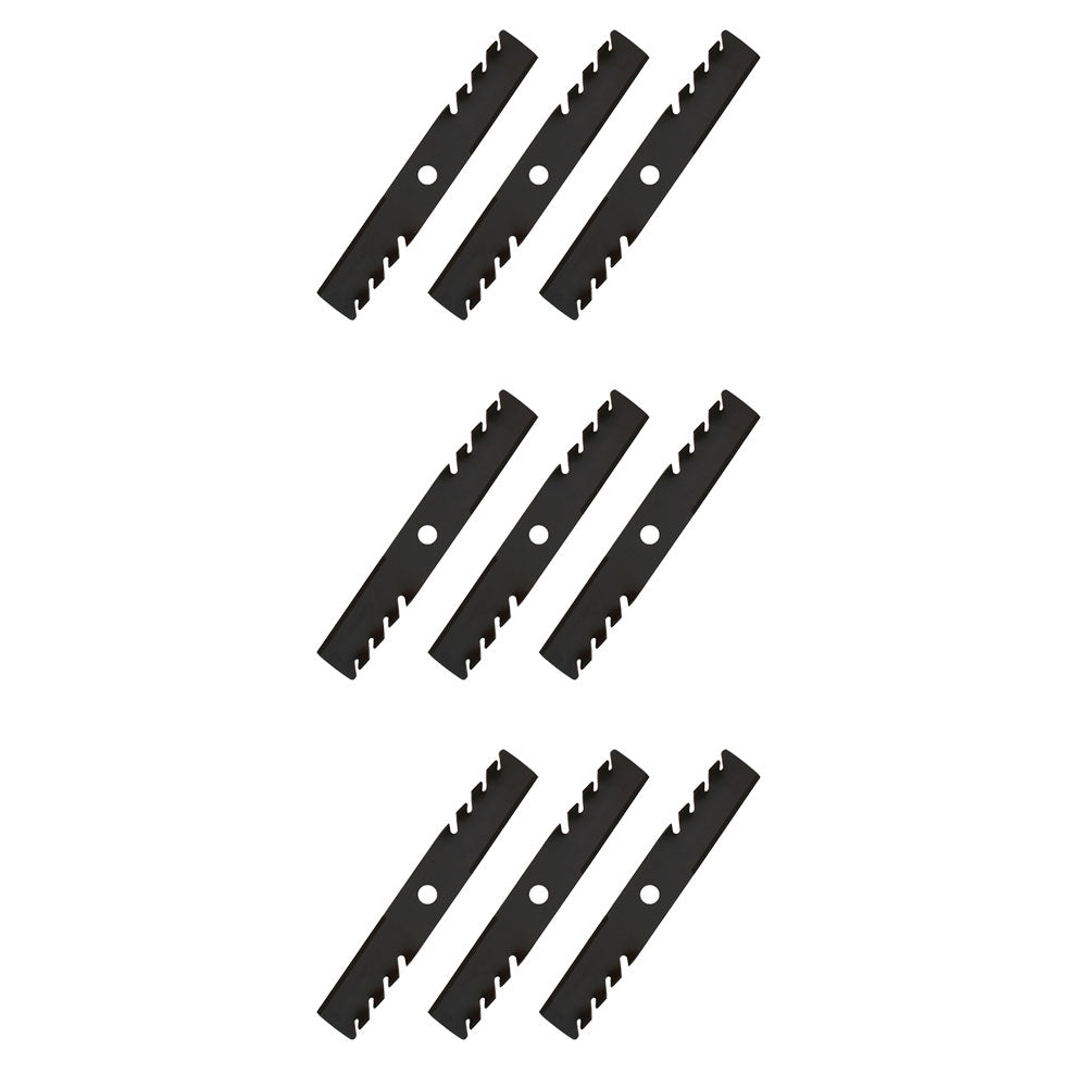 9PK Oregon Fits Gator Blades Fits Exmark Lazer Z CT HP Metro ASX Turf Tracer