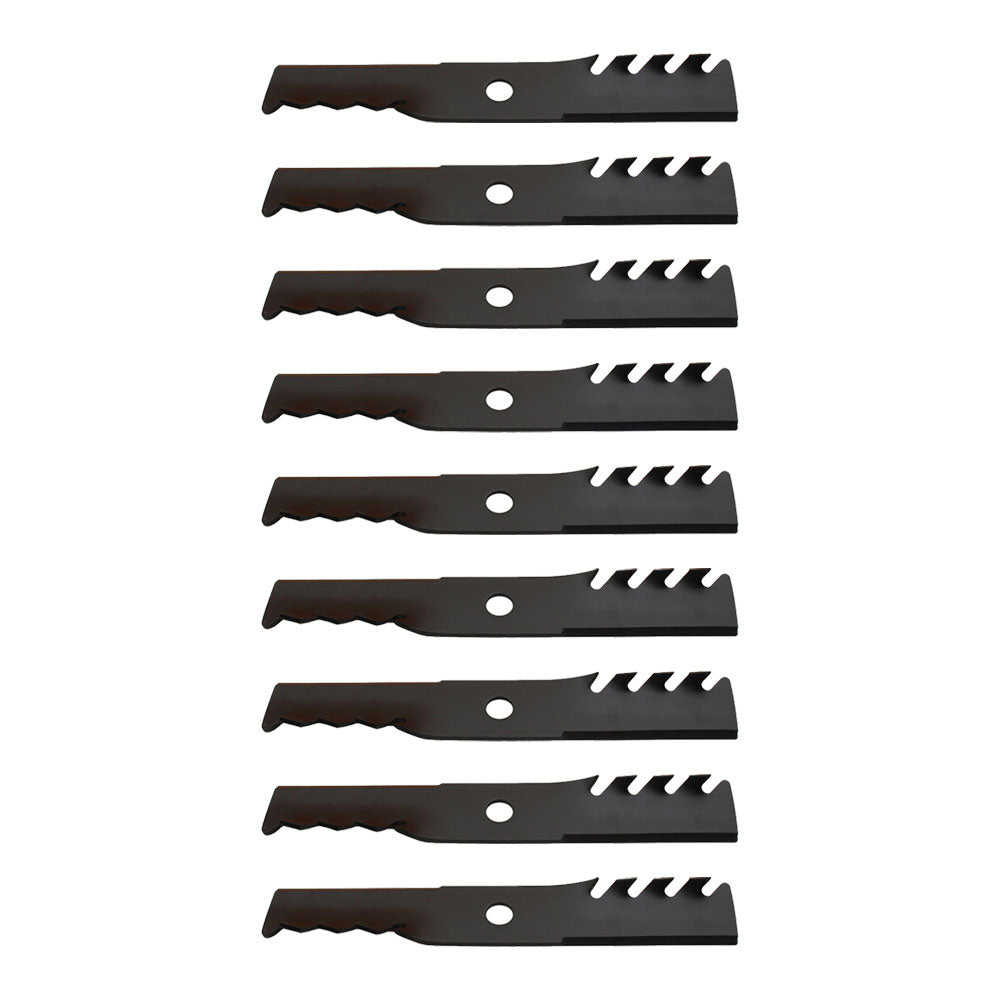 (9) Replacement Mulching Blades 16-1/4" X 15/16" Fits Exmark Models