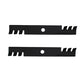 103-6402 Two 18" Toothed Mulching Blades 109-6873 For Toro Titan For Exmark Laze