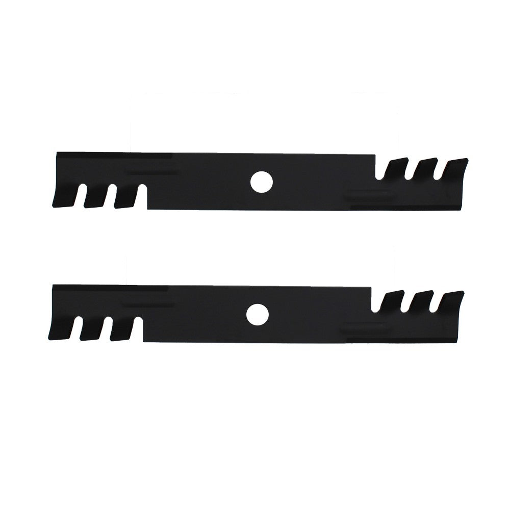 103-6402 Two 18" Toothed Mulching Blades 109-6873 For Toro Titan For Exmark Laze