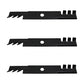 103-6397 Set of (3) Toothed Mulching Mower Blades - 18" X 15/16" Fits Exmark