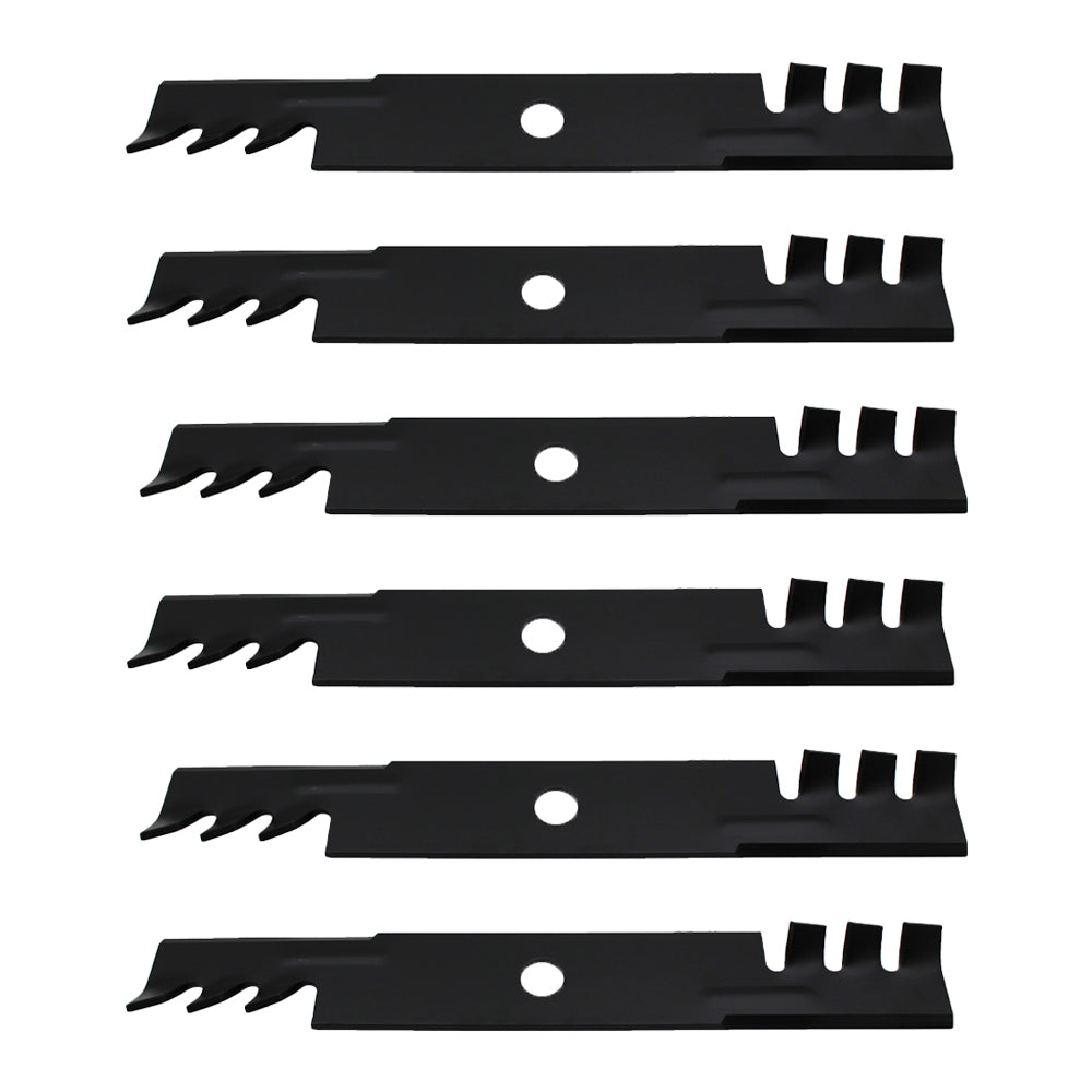 103-6402-S 6 Pack Blades for 52" Fits Exmark Lazer Z 18' Has 15/16 Center