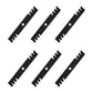 103-6402-S 6 Pack Blades for 52" Fits Exmark Lazer Z 18' Has 15/16 Center