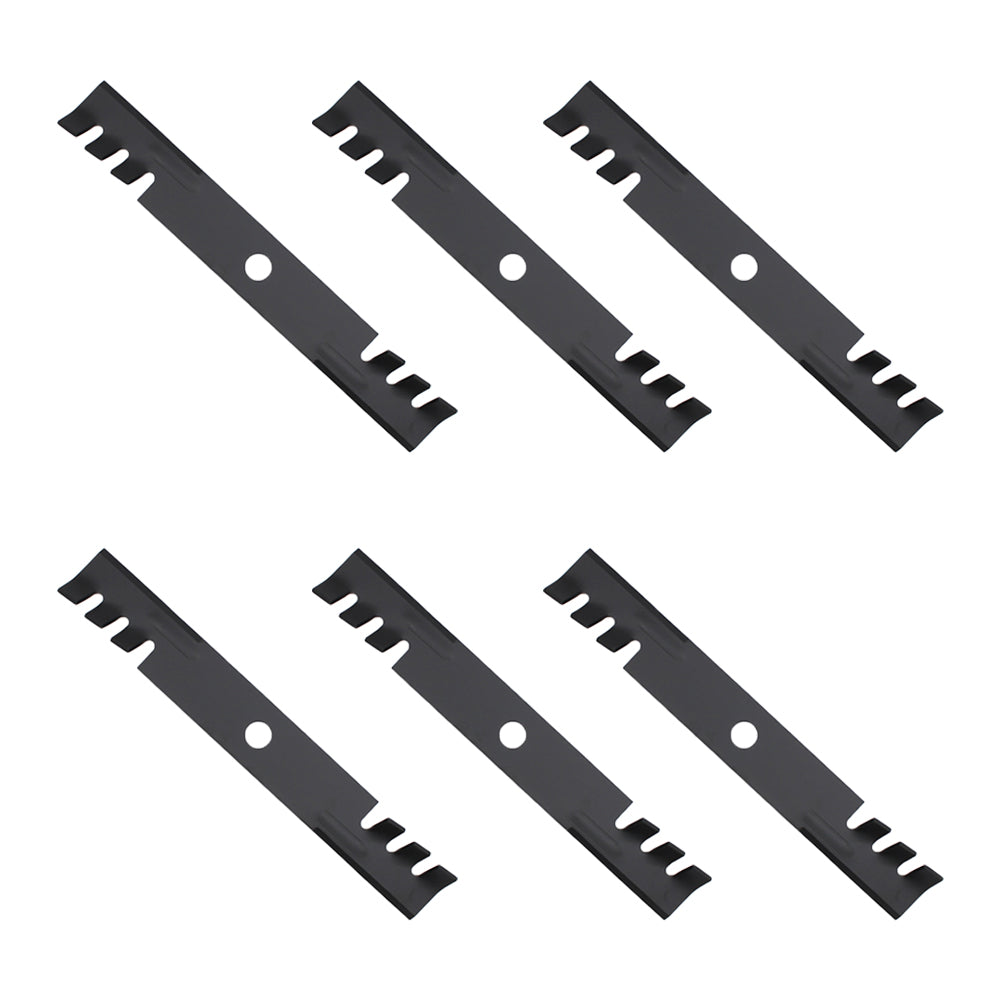 103-6402-S 6 Pack Blades for 52" Fits Exmark Lazer Z 18' Has 15/16 Center