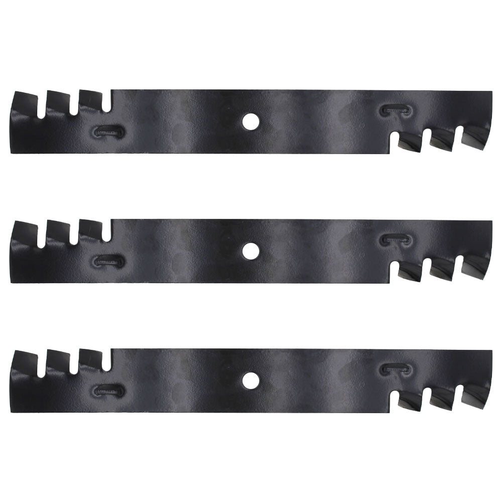 3 Repl XHT HD Blades Fits Hustler 797696 601124 54" Raptor SD Fastrak X