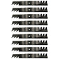 (9) 12733 Rotary Blades Compatible With Hustler 797704, 797712