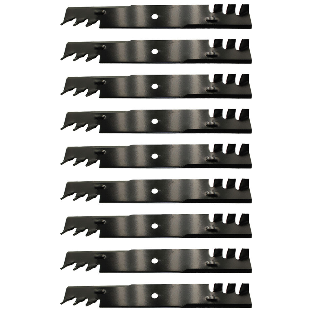 (9) 12733 Rotary Blades Compatible With Hustler 797704, 797712