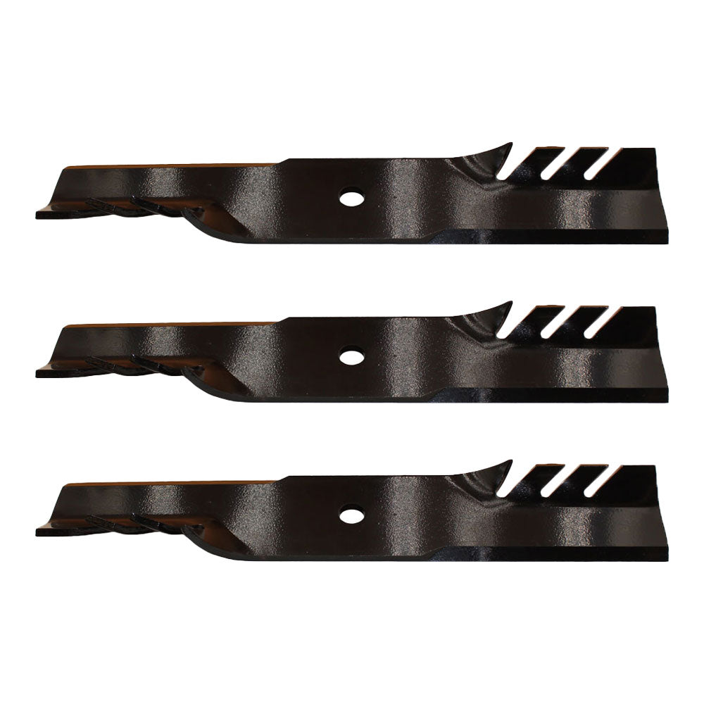 set of 3 lawn mower mulching blades to Fits John Deere 50" AM39966 M86209