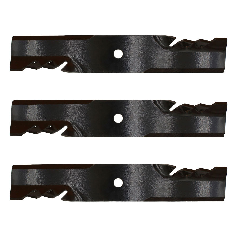 3pk Mulching Blade Oregon Fits Gator Fits John Deere 240 322 420 430 655 755 855