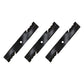 396-738 Pack of 3 Mulching Blades 17-3/16" Fits John Deere