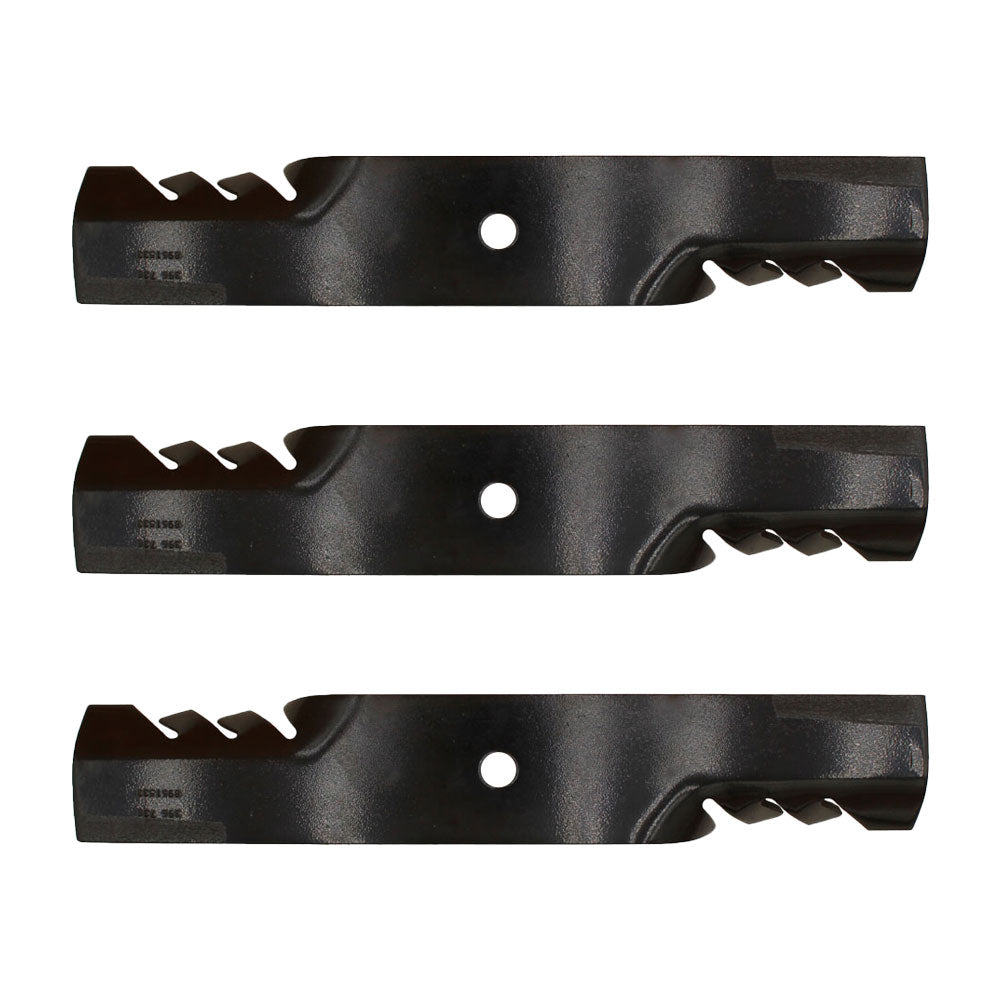 3pk Mulching Blade Oregon Fits Gator Fits John Deere 240 322 420 430 655 755 855