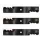 3PK Mulching Blades Fits John Deere AM39966 M86209 318 322 332 420 430