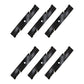 Qty 6: Mulcher Blade Fits John Deere Replaces AM106634