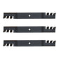Qty 3: Toothed Blade Fits Ferris Replaces 1520842