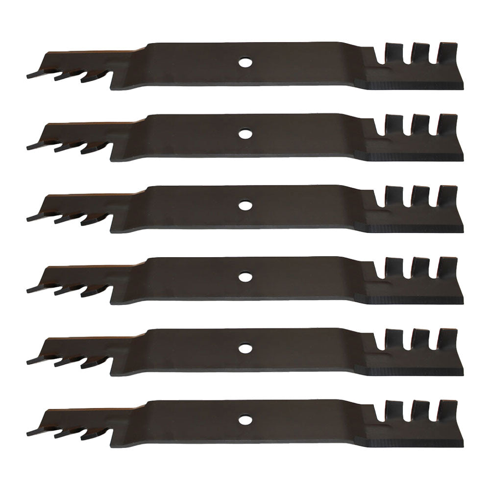 (6) Pro Mower Deck Mulch Blades - 61'' - S125XT S175X S200XT Fits Snapper