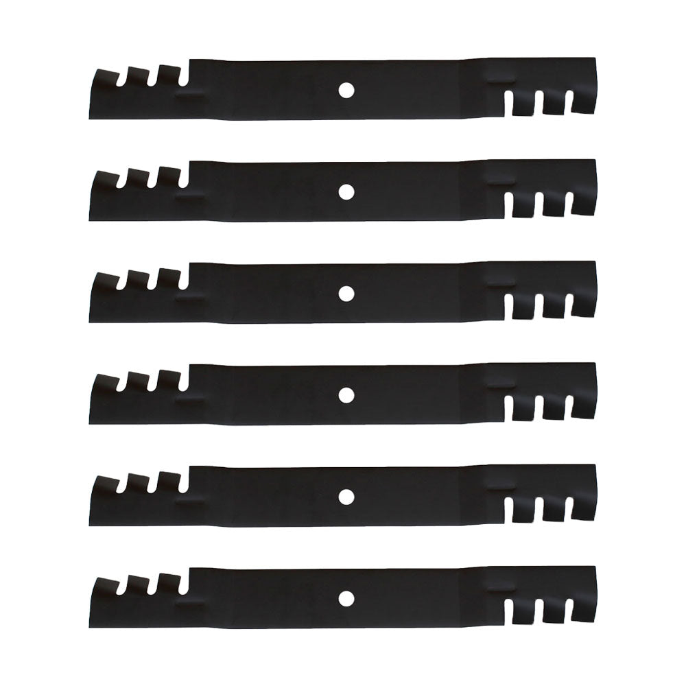 (6) Pro Mower Deck Mulch Blades - 61'' - S125XT S175X S200XT Fits Snapper