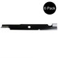 Qty 6: Notched Mower Blade - 18" X 5/8" Fits Ferris Replaces 1521227