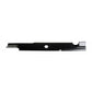 Qty 25: Notched Mower Blade - 18" X 5/8" Fits Bad Boy Replaces 038300000