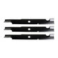 Set of 3 Scag Encore Commercial XHT 52" mower blades 48108 481707 482306 482462