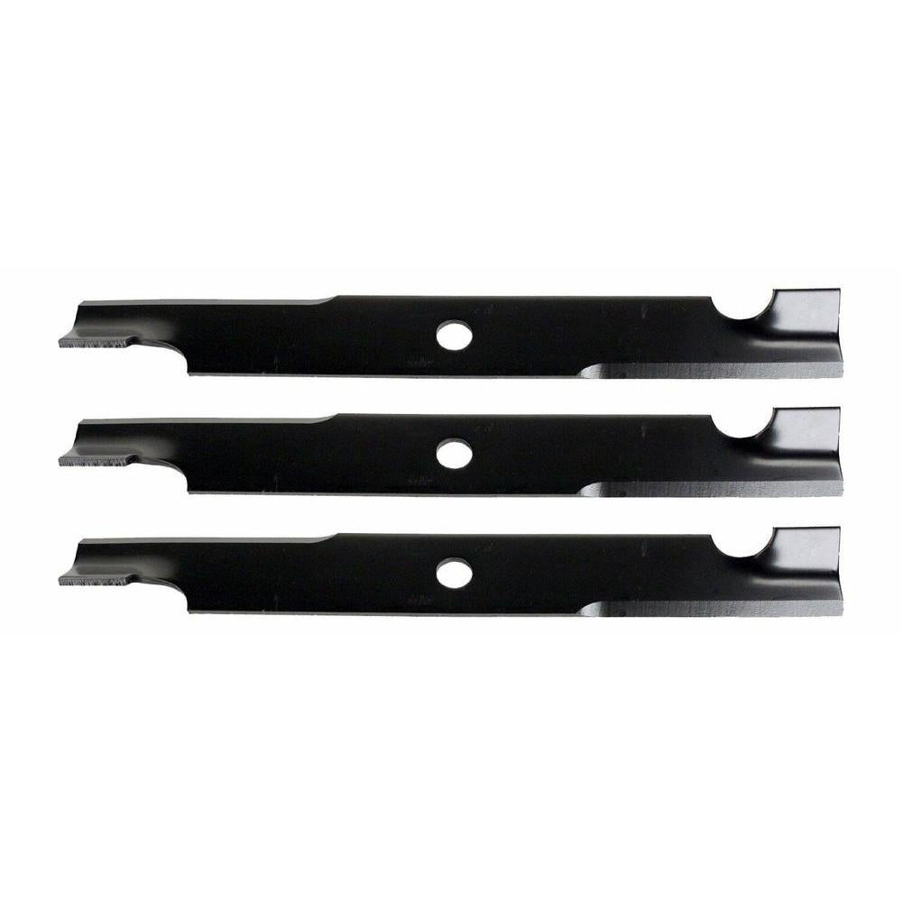 Qty 3: Notched Mower Blade - 18" X 5/8" Fits Encore Replaces 363046