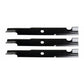 Qty 3: Notched Mower Blade - 18" X 5/8" Fits Great Dane Replaces D18037