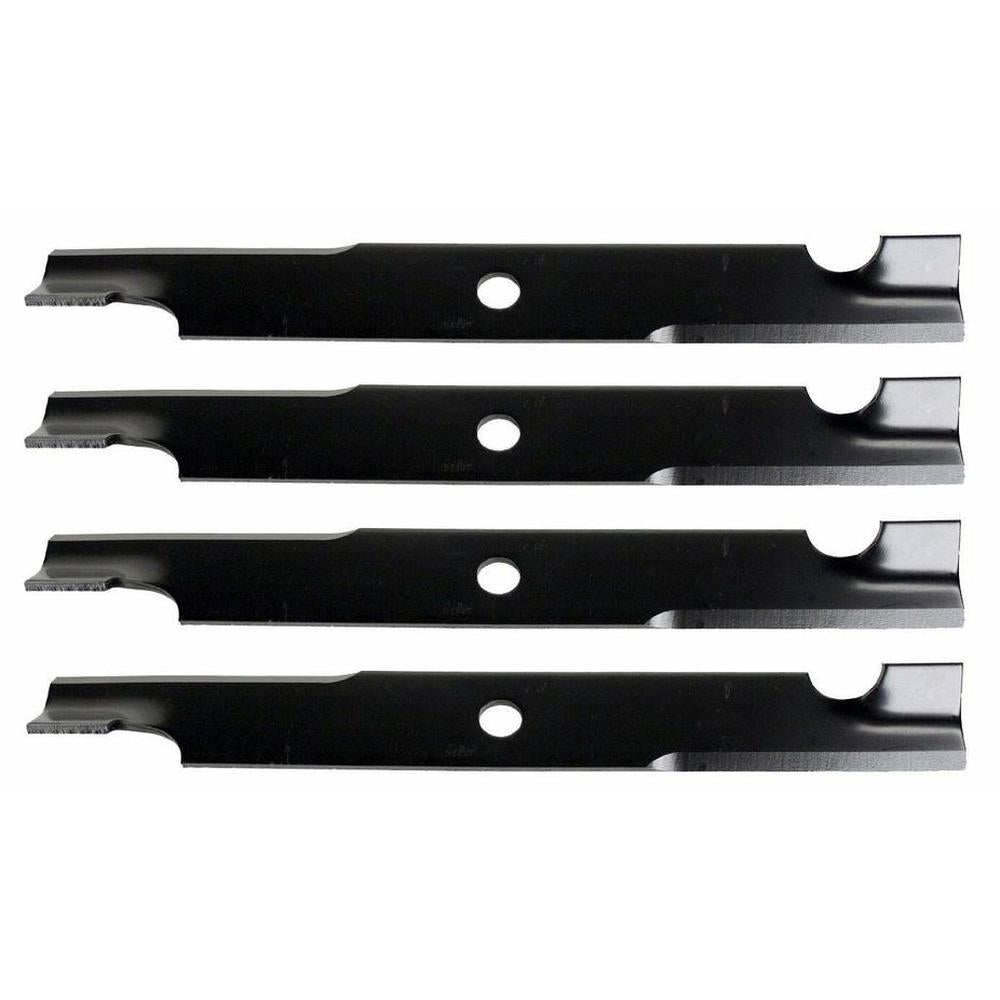 Qty 4: Notched Mower Blade - 18" X 5/8" Fits Ferris Replaces 1521227