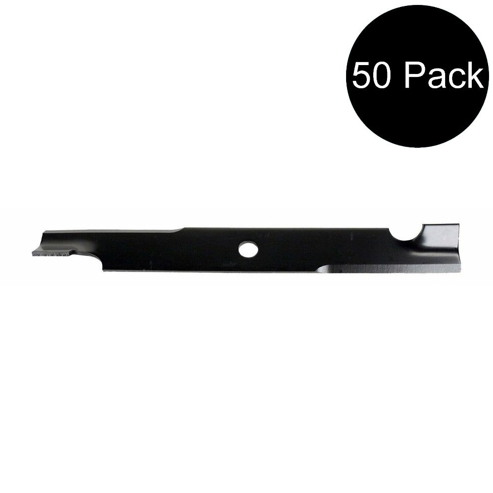 Qty 50: Notched Mower Blade - 18" X 5/8" Fits Ariens Replaces 00450300