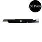 Qty 50: Notched Mower Blade - 18" X 5/8" Fits Snapper Replaces 5101756