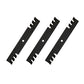 3 Blades Fits Hustler 785436 Fits Gator Mulching Raptor Limited 52" Deck 795526