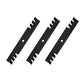 Set of 3 Mulcher Blades Fits Rotary 11556 Fits Dixie Chopper 30227-52X
