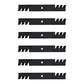 Qty 6: Mulching Blade Fits Hustler Replaces 785436