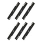 6-Pack Toothed Mulching Blades Fits Dixie Chopper 30227-52X Iron Eagle ONLY 50"