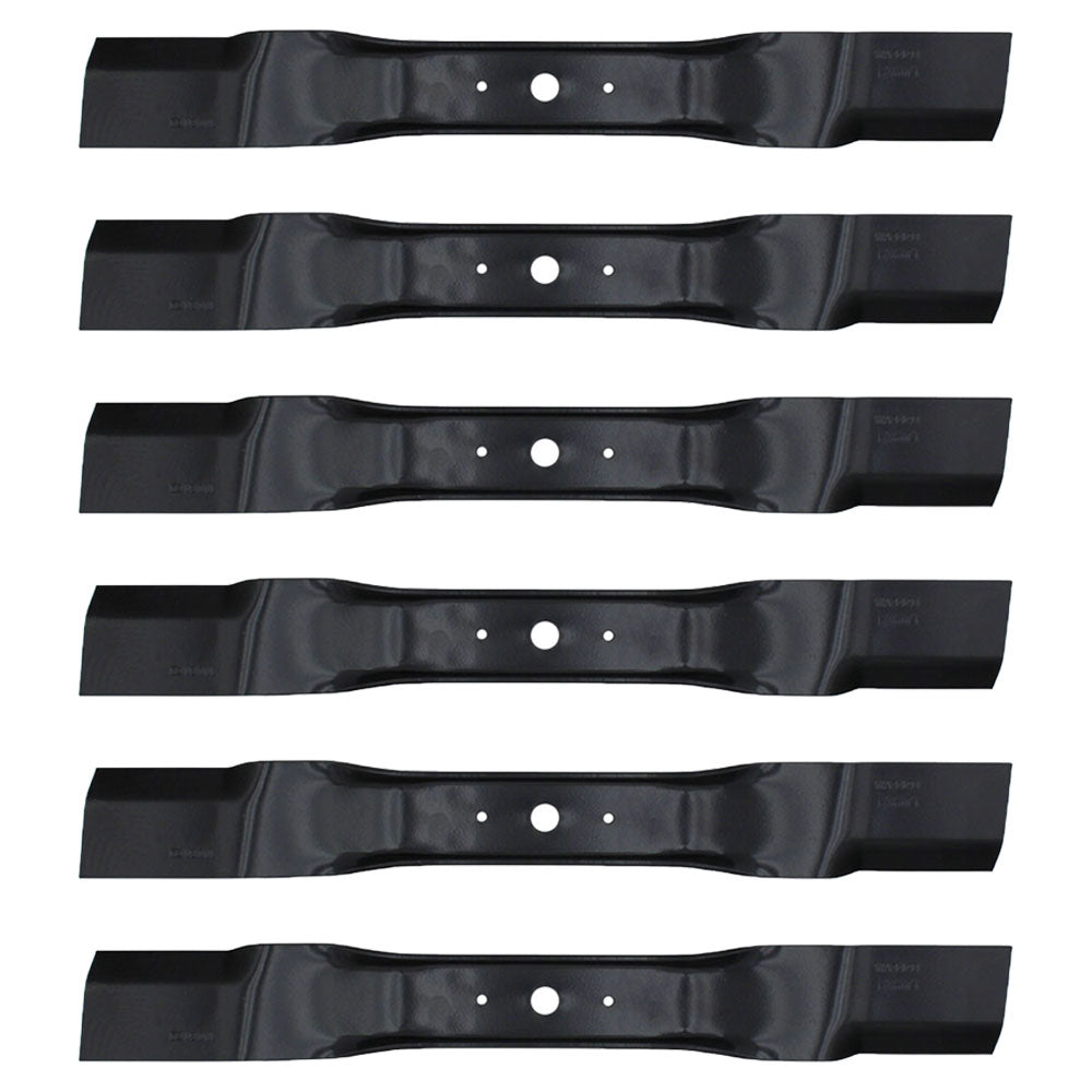 Six (6) Replacement Right Hand Mulcher Blade Fits Walker 42" & 54"