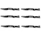 Qty 6: Blade 20-1/2" X 1-1/8"
 Fits Kubota Replaces 5651-34330