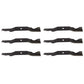 (6) 742-04053 954-04053 942-04053C Heavy Duty Blades Fits Cub Cadet RZT50 50"