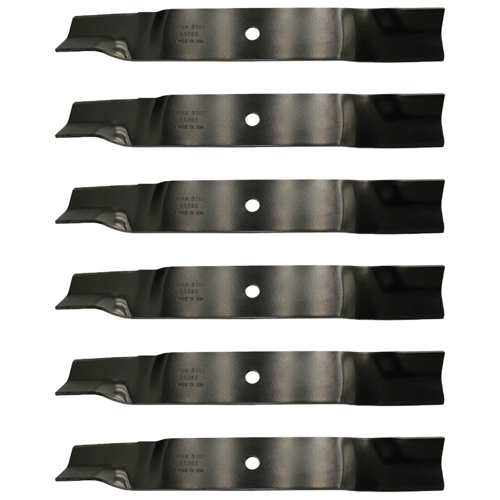 (6) Zero Turn Mower Z Force & Tank 60'' Deck Blades Fits Cub Cadet 350-098