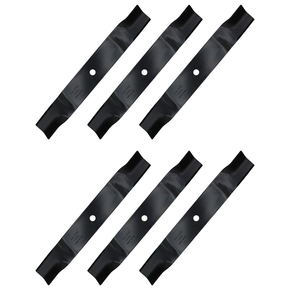 (6) 742-04415 High Lift Mower Blades Fits Cub Cadet Recon 60 Tank S Tank M