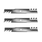 3 Toothed 6303 Blades for Bad Boy 60"  038-6050-00, 038-6060-00