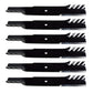 Qty 6: Mulching Blades Fits Hustler Replaces 602771
