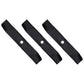 (3) Replacement Mower Blades - 14-7/8" X 3/4" Fits Cub Cadet Models 742-04016