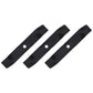 Set of (3) Mower Blades Fits Cub Cadet 46" Deck Series 1500 1529 759-04020
