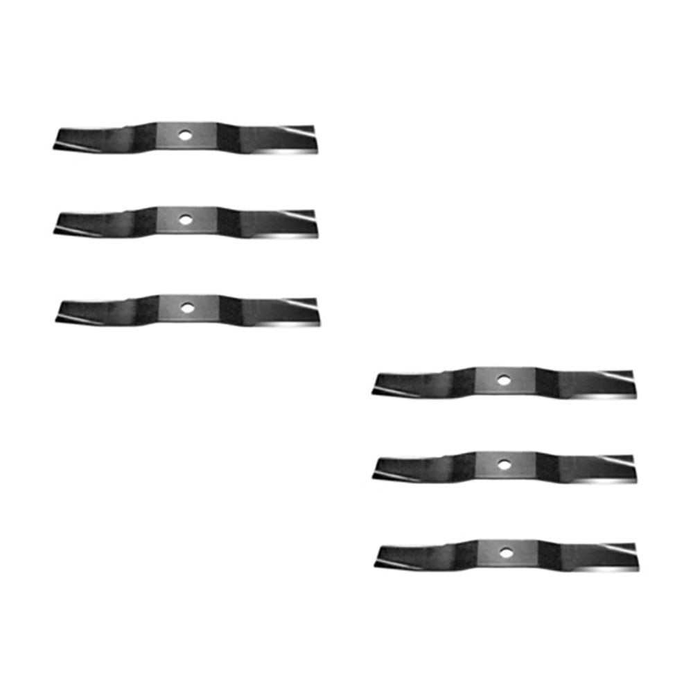 K5351-34342 Six Medium Lift Blades Fits Kubota RCK54-22BX Mid Mount Mower Deck