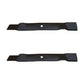 Qty 2: Mulching Mower Blade
 Fits John Deere Replaces M127129