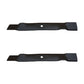 Two 42 Cut" Mulching Blades Fits John Deere Scotts M139802 Sabre Riding Mowers
